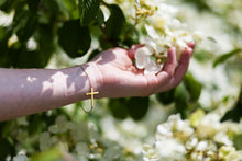 Load image into Gallery viewer, Cross Bracelet in 14K Gold